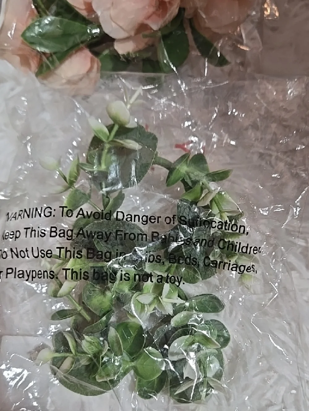 Assorted Faux Floral Stems Pink & Green 3 Pack Bundle Flower Leaf Spring Mix